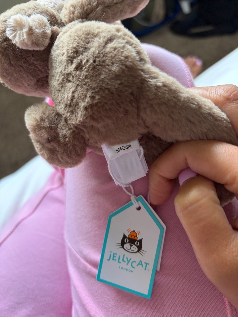 Jellycat Smudge Monkey Tiny - Picture 7 of 7